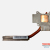 dissipador calor AT0730080C0 Toshiba Satellite L500 series OE