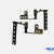 dobradias par Asus UL30V series OEM original