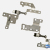 dobradias par X453-SL X453-SR Asus X453 series OEM