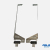 dobradias par 13N0-BTA0G01 Asus X61Z series OEM