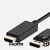 cabo displayport DP macho e HDMI macho 2 metros preto OEM