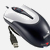 rato wired USB Genius netscroll 109 ptico preto e prata OEM