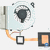 dissipador fan 657941-001 hp pavillion G6-1000 series original