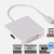 conversor Thunderbolt mini-DPort HDMI DVI DPort branco OEM