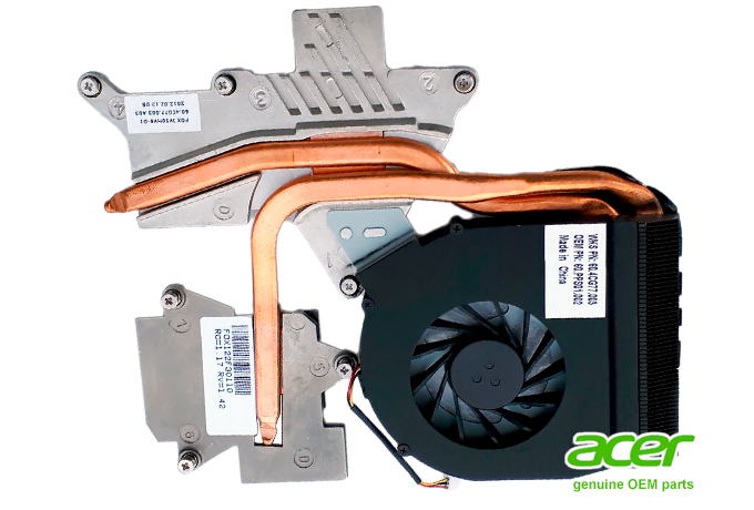 fan e dissipador calor 60.4CG77.003 Acer Aspire 5738 series OEM