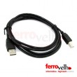 cabo usb Tipo A-B 1 metro