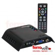 conversor vdeo RCA/YPbPr/VGA para VGA Full HD com comando