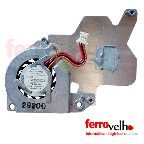 dissipador e fan GDM610000032 Toshiba Portege P2000 series OEM