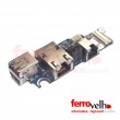 porta usb e rede Lan LS-2792P Dell Latitude D620 PP18L series OE