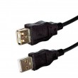 Cabo de extenso USB 2.0 tipo AA M/F 0.75m