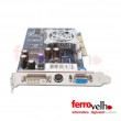 Placa grfica AGP 256Mb nVidia GeForce FX 5500 8x