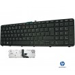 Teclado 733688-131 HP ZBook 15 G2 series preto PT-PT original