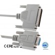 cabo serial RS-232 9pinos e paralelo DB25 25pinos 1,8m OEM