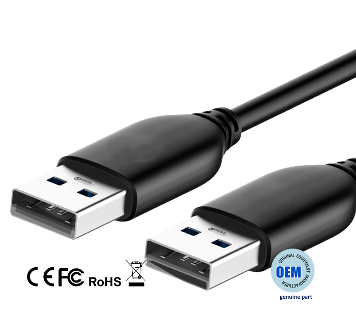 cabo usb 2.0 macho tipo-A para USB 2.0 macho tipo-A 1.5m OEM