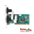placa 2x portas serie RS-232 interface PCI OEM