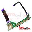 placa audio DA0BU3AB6F0 com usb e leitor de cartes Toshiba Sate
