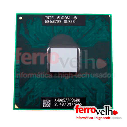 processador SLB3S intel Core 2 Duo socket P 2.4GHz 64 bits