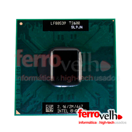 Microprocessador Intel Core Duo SL9JN T2600