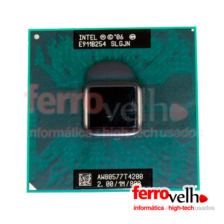 processador SLGJN intel Pentium Dual-Core T4200 2.0GHz 1M 800MHz