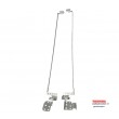 dobradias par H000050080 Toshiba Satellite C850 L850 se