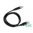 USB cable type A male to USB type B 3 meters black OEM New