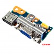 Board USB e VGA A5A002865 FGQRG1 para Toshiba Tecra M11