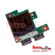 Placa USB com Leitor de Cartes V000240450 Toshiba Satellite L63