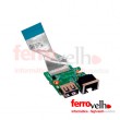 board usb DA0R65TB6D0 LAN e cabo HP Pavilion 15-E series OEM