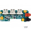 board 3x portas usb audio CNX-409 Vaio VGN-FW21 series original