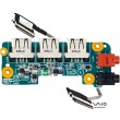 placa audio e 3x USB CNX-409 e cabo Vaio VGN-FW series OEM